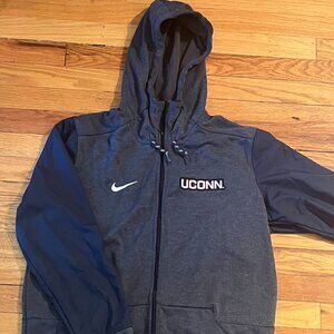 UCONN Men's Zip Up Jacket- Size L